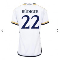 Billiga Real Madrid Antonio Rudiger #22 Hemma fotbollskläder Dam 2023-24 Kortärmad